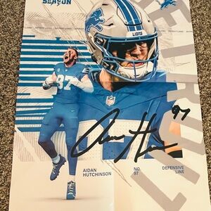 Detroit Leon’s Aiden Hutchinson Poster